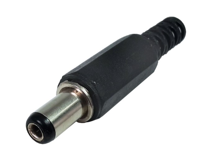 Napájecí konektor samec 5.5 x 2.1 mm s délkou kontaktu 9 mm