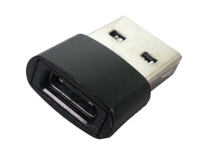 Adaptér USB-C na USB-A černý – redukce konektoru