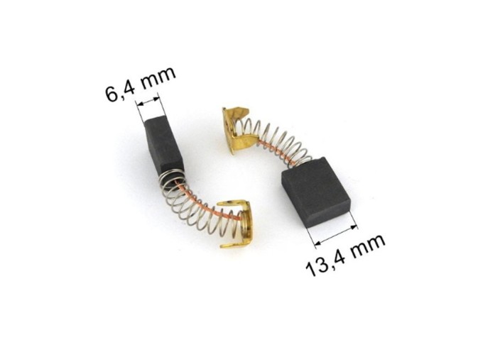 Sada uhlíků do elektromotoru Makita 2ks 6,4x13,4x16,5 mm CB155
