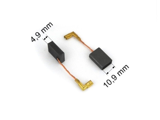 Náhradní uhlíky 2ks do elektromotorů 4,9 x 10,9 x 16 mm CB325 194074-2