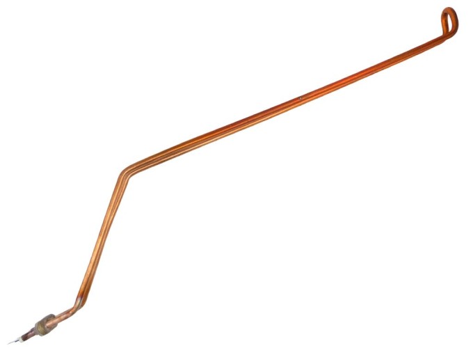 Ležaté topné těleso 2000 W pro bojler Tatramat, délka 700 mm