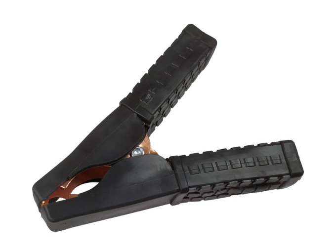 Izolovaná krokosvorka pro autobaterie 100A, 110mm, černá