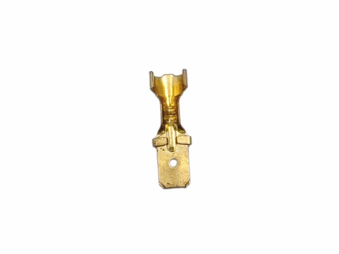 Neizolovaný samec konektor Faston 6,3 mm
