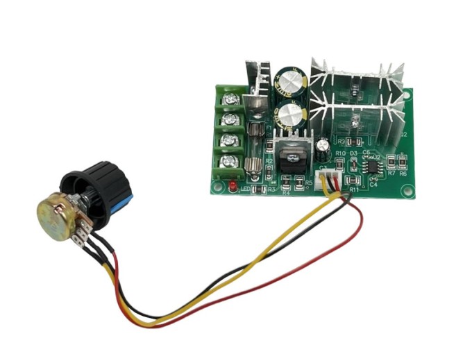 PWM regulátor otáček pro DC motory 9-60V 20A
