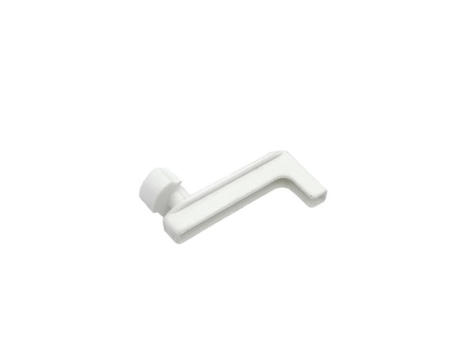 Levý bílý držák skla pro odsavač par Mora, Gorenje 128526