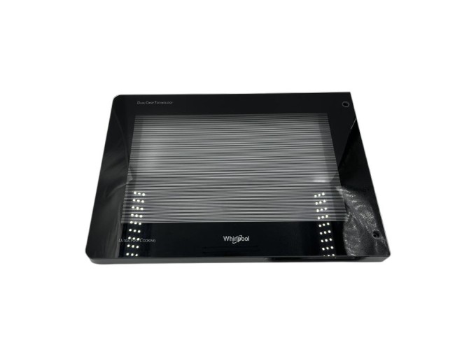 Vnější sklo dvířek pro mikrovlnnou troubu Whirlpool 482000093914