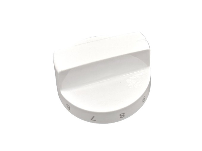 Bílý ovládací knoflík plotny pro sporák Mora, Gorenje 379568