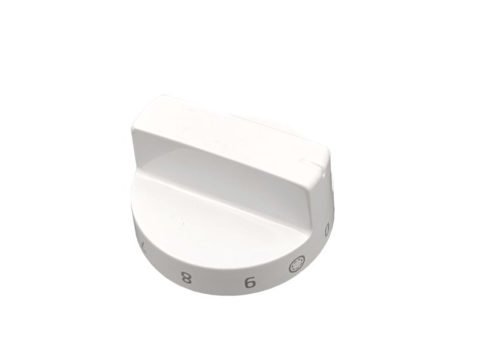 Bílý ovládací knoflík plotny pro sporák Mora a Gorenje 381693, 231648