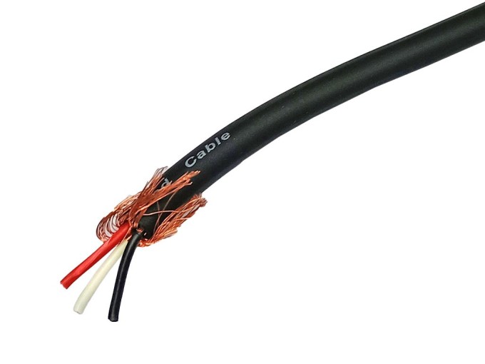 Audio kabel kulatý stíněný 3x0,14mm² TAS-C115 na metráž