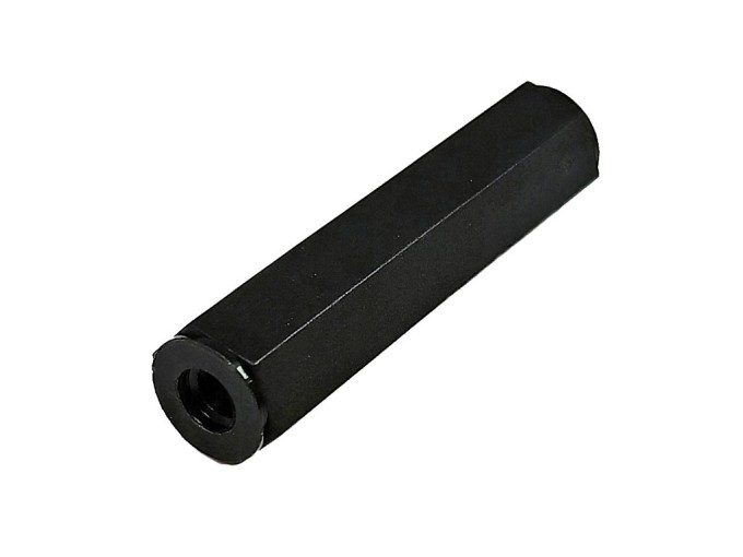 Plastový šestihranný distanční sloupek M4 vnitřní závit, délka 35 mm