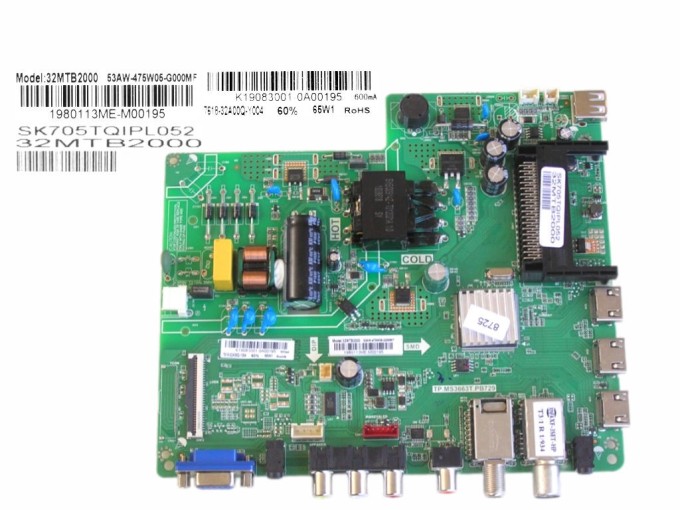 Základní deska LCD modulu pro Metz 32MTB2000 - Main board TP.MS3663T.PB729