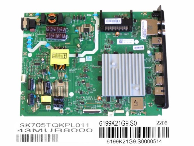 Základní deska LCD modulu pro Metz 43MUB8000 / Main board 5800-A9K21G-0P00