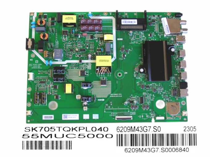 Základní deska LCD modulu pro Metz 55MUC5000 TV