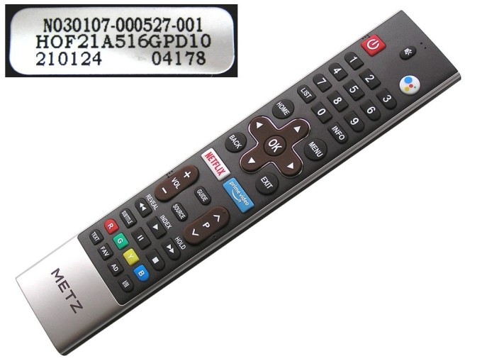 Originální dálkový ovladač Metz N030107-000527-001 pro modely 32MTB7000 a další