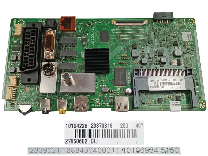 Základní deska LCD modulu 17MB110P pro TV Vestel