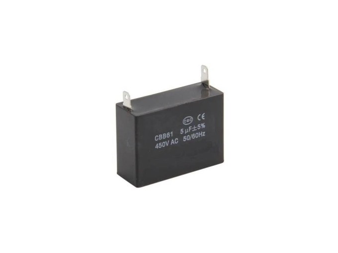 Rozběhový motorový kondenzátor 5.0 µF 450V s vývody Faston