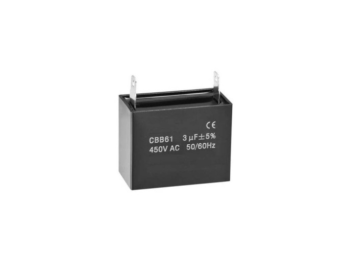 Rozběhový motorový kondenzátor 3.0 µF 450 V s faston vývody
