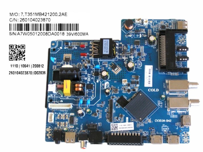 Základní deska LCD modulu pro Vivax LED TV-32LE141T2S2SM