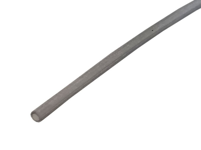 Silikonová bužírka černá 1,0 x 0,2 mm na metráž