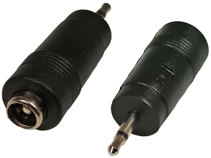 Napájecí adaptér HSWA 5.5 x 2.1 mm zásuvka na 2.5 mm JACK zástrčku