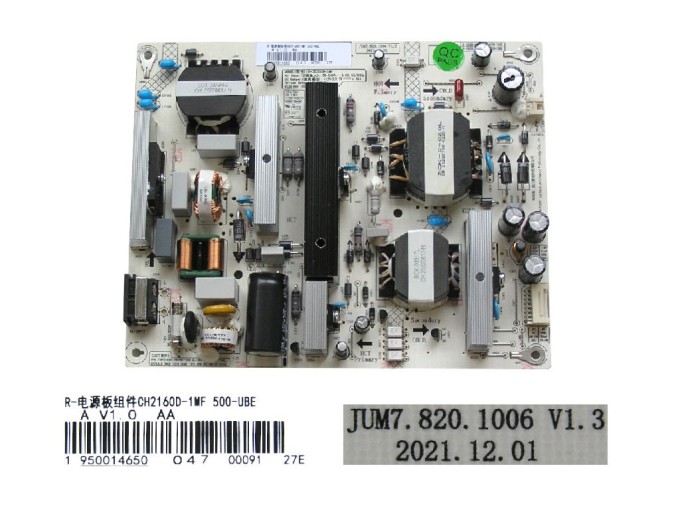 Napájecí zdrojová deska LCD Vivax Q Series 55Q10C / POWER BOARD 950014650