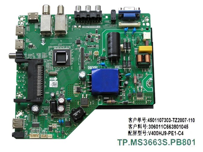 Základní deska LCD modulu FOX 40DLE172 TP.MS3663S.PB801