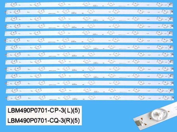 Sada LED podsvícení pro Philips 49" LCD panel, 14 pásků