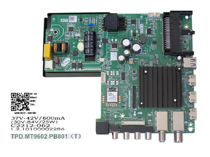 Základní deska LCD modulu TESLA 32M325BHS TPD.MT9602.PB801