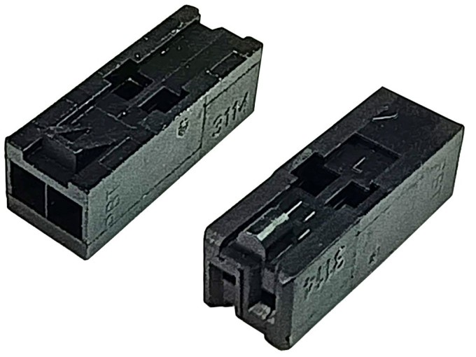 Zásuvkový konektor 3114 Minimodul 2 PIN na kabel