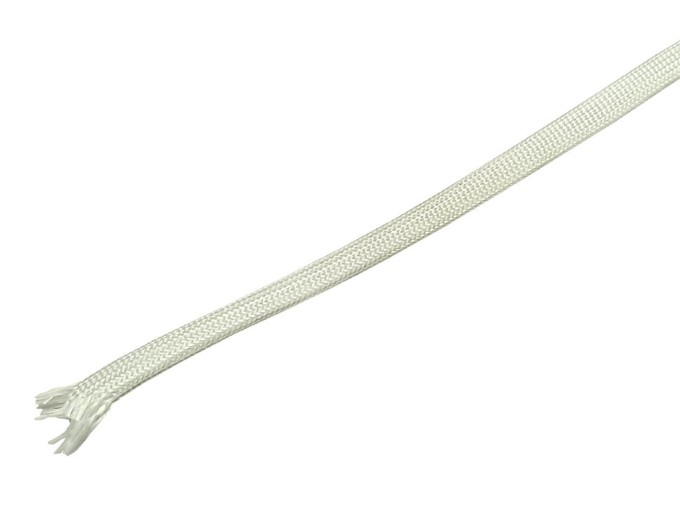 Izolační bužírka ze skelného vlákna 3 mm, tepelně odolná do 600 °C