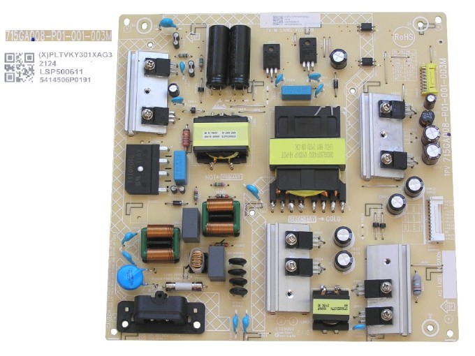 Inverter board a LCD zdroj PLTVKY301XAG3 / 715GA008-P01-001-003M pro Panasonic TV