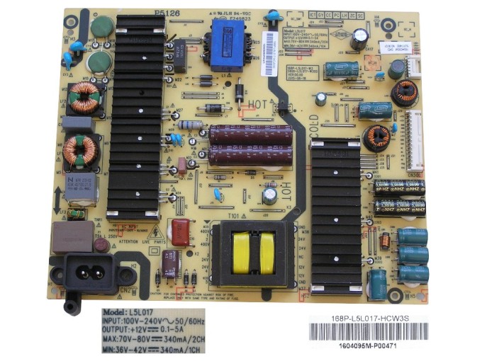 Napájecí zdrojový LCD modul pro Sencor SLE 49F57TCS