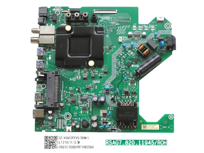 Základní deska LCD modulu Hisense 43A63H main board 43A52FEVS