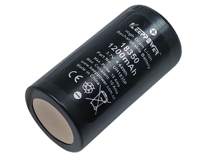 Li-Ion akumulátor IMR18350 3,6V 1200mAh Keeppower