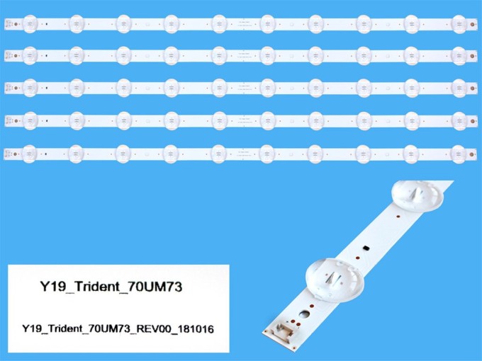 Sada LED podsvícení 787mm pro LCD TV LG 70" EAVS4492 5 kusů