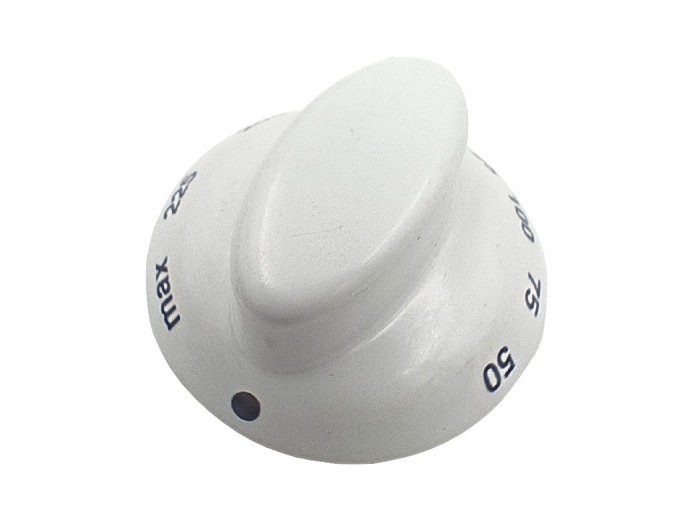 Bílý knoflík termostatu trouby Mora a Gorenje 47 mm