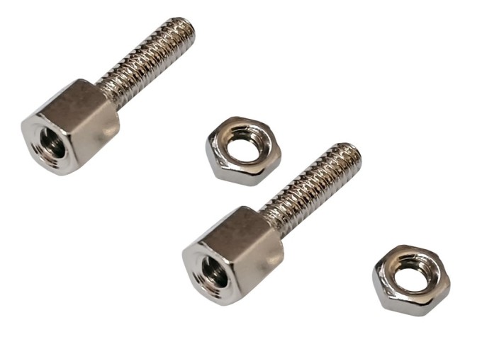 Sada 2 šroubů s maticemi UNC4-40, délka 15,8 mm