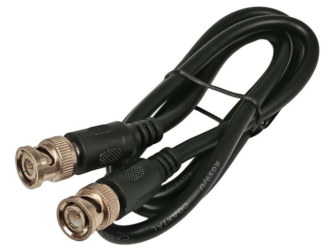 BNC měřící kabel 1m s konektory BNC-BNC