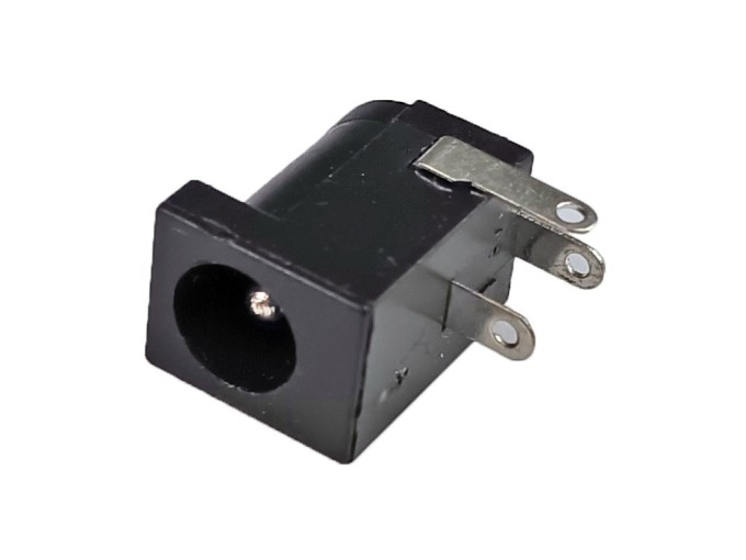 Úhlový napájecí konektor 5.5 x 2.1 mm pro plošný spoj, pájecí