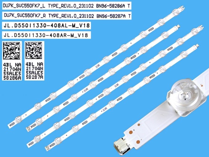 LED podsvitní sada pro Samsung 55DU70 4 kusy 1070mm