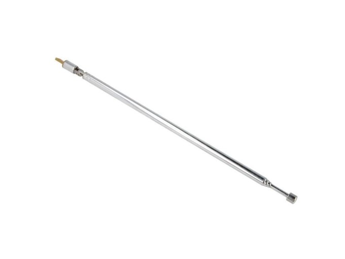 Teleskopická anténa ANT10 7 mm průměr, délka 163 až 793 mm