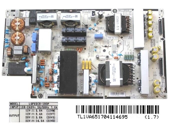Napájecí zdrojový modul LCD EAY65170411 pro LG TV