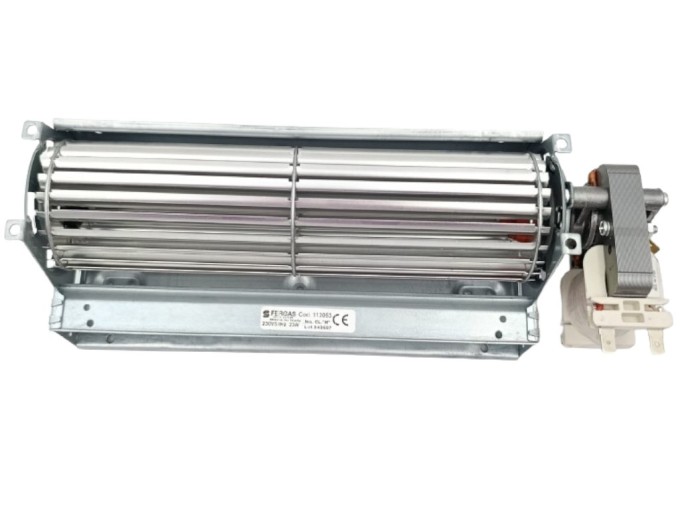 Dlouhý ventilátor turbína 250mm pro akumulační kamna EMKO