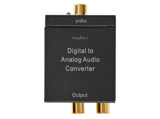 Digitální audio převodník 1x RCA/Toslink SPDIF na 2x RCA a 3,5mm jack