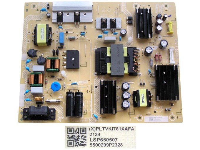Napájecí zdrojová deska LCD modulu Philips PLTVKI761XAFA 715GA018-P01-007-003M