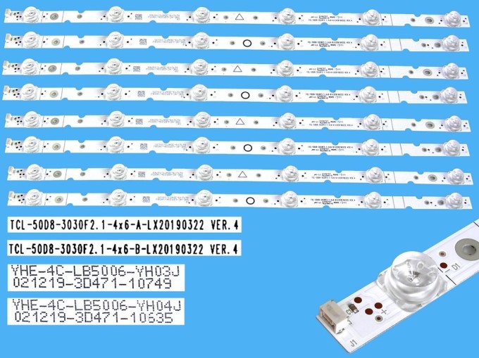 LED podsvit 450mm sada pro Thomson a TCL 4C-LB5006 s DLED ARRAY