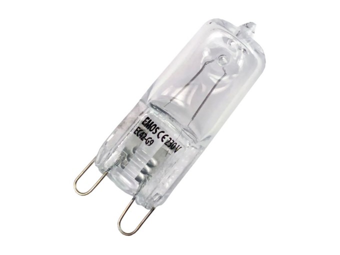Halogenová žárovka G9 230V 42W čirá, patice G9