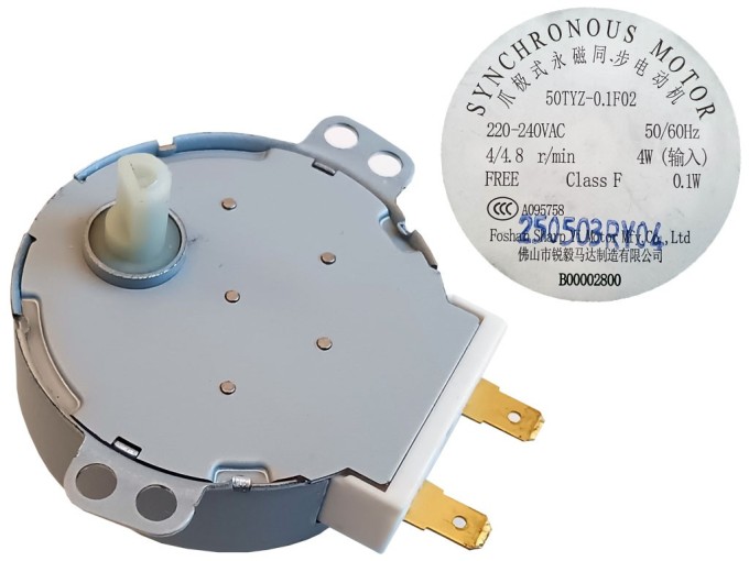 Motor otáčení talíře mikrovlnné trouby 488000858573 WHIRLPOOL / INDESIT originál