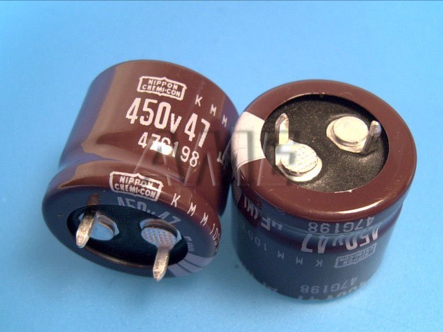 Elektrolytický kondenzátor 47uF 400V 105°C Nippon KMM