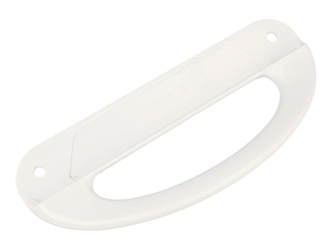 Bílé madlo dveří lednice s mrazákem 4055121018 pro Aeg, Electrolux, Zanussi